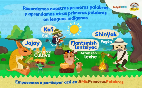 Participemos en #MisPrimerasPalabras, una #ActividadMaguarera