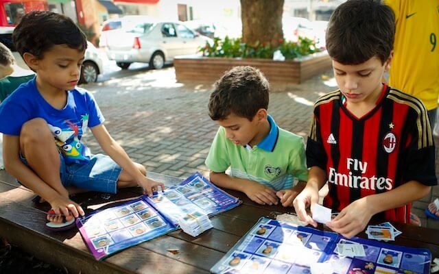 Un libro álbum llamado Mundial de Fútbol