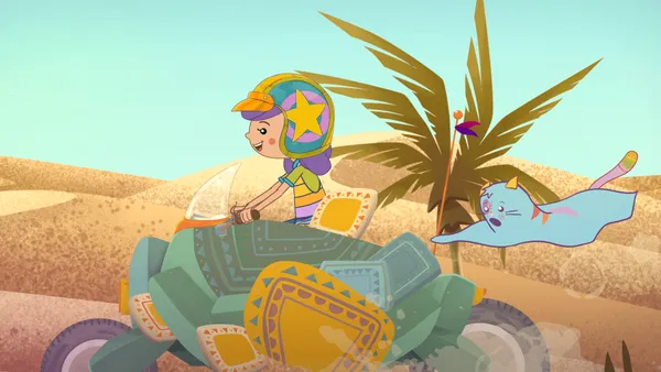 Niños y niñas: ¡A volar en la nave mágica de Juani & Gatón!