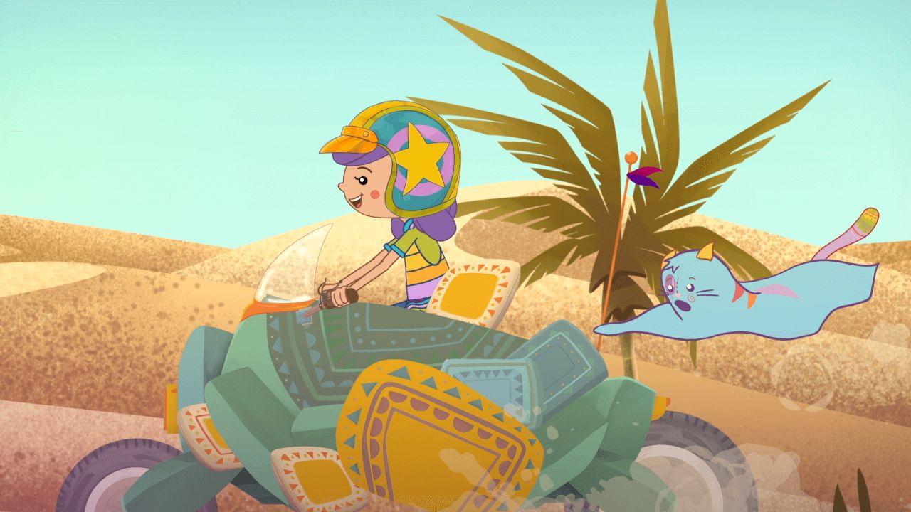 Niños y niñas: ¡A volar en la nave mágica de Juani & Gatón!