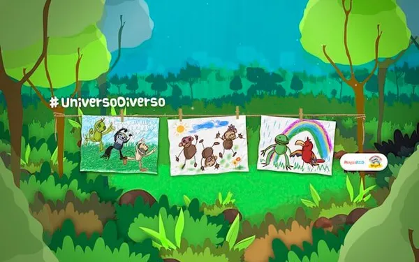 ¡Que los niños alisten los colores para dibujar su #UniversoDiverso!