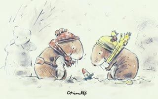 El mejor amigo del mundo, un libro sobre la amistad ilustrado por Claude K. Dubois