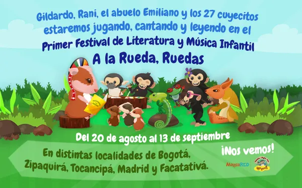 Maguaré se une al Primer Festival de Literatura y Música Infantil “A la Rueda, Ruedas”