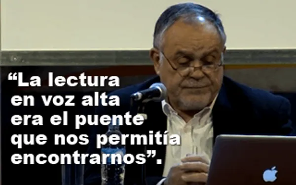 Los puentes de la lectura: conferencia de Mempo Giardinelli