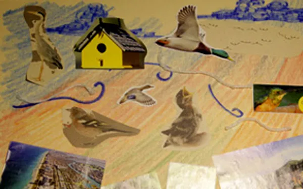 El Museo Nacional en su portal Para niños nos propone ¿Cómo hacer un paisaje en collage?